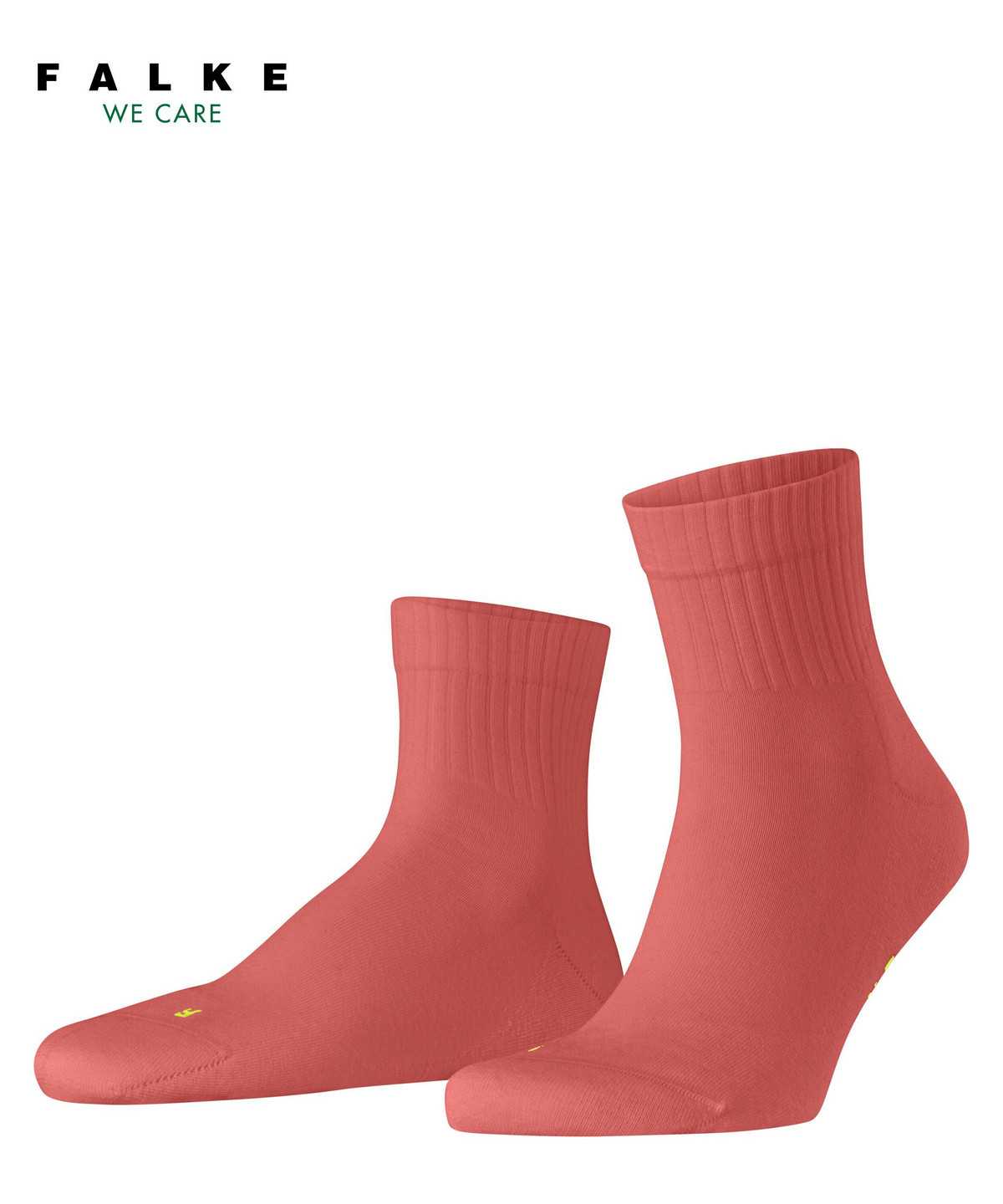 Women Falke Run Rib Short sock Socks Red | WURCNK739