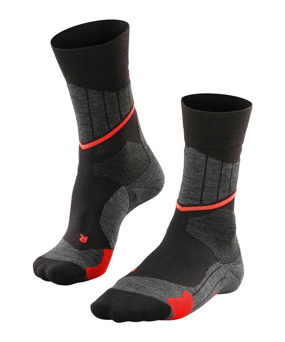 Women Falke SC1 Skiing Socks Sports Socks Black | VFDTOK593