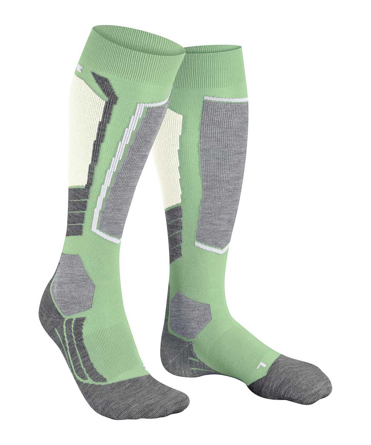 Women Falke SK2 Intermediate Skiing Knee-high Socks Sports Socks Green | BTZRWM049