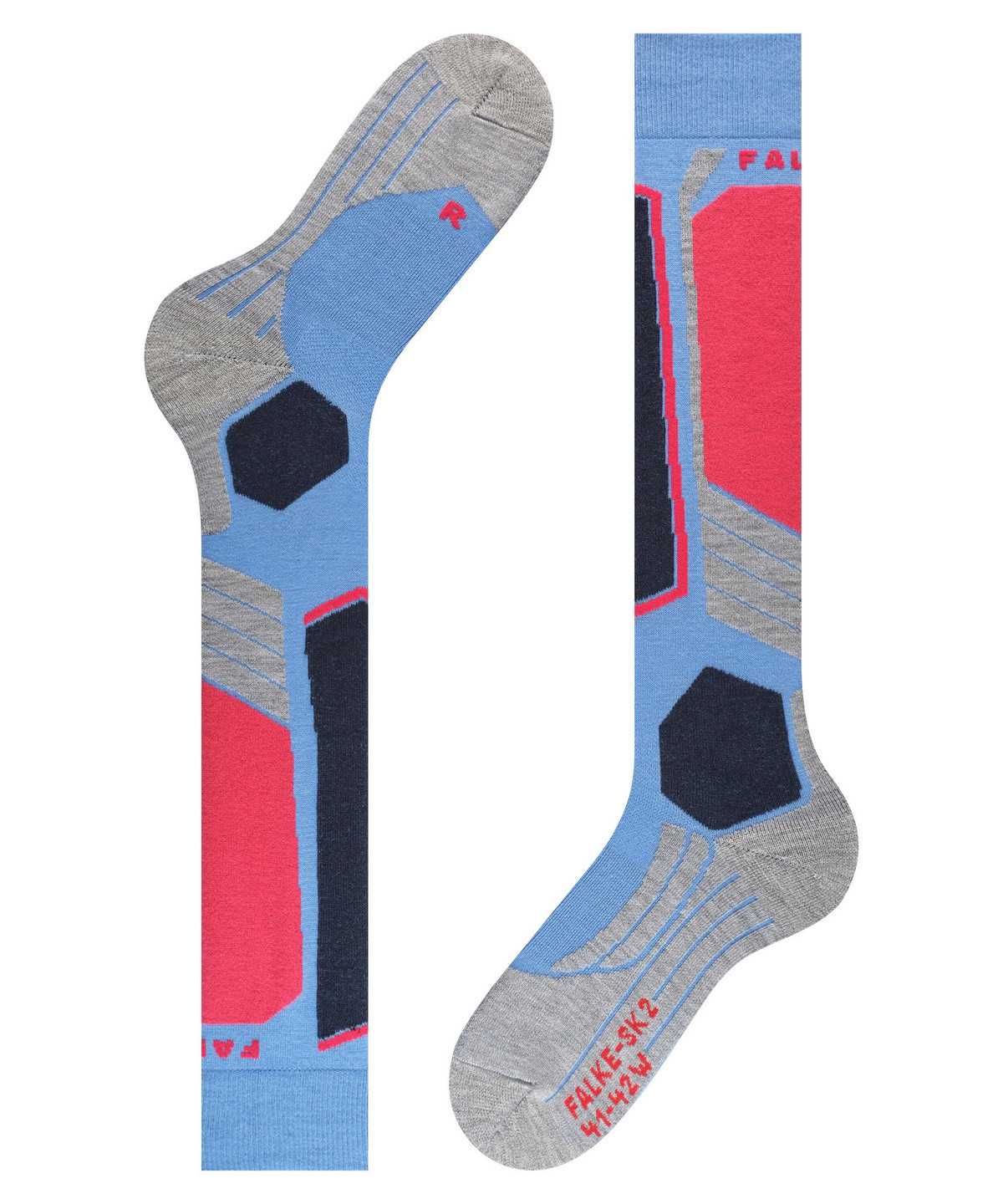 Women Falke SK2 Intermediate Skiing Knee-high Socks Sports Socks Blue | SZEOAT904