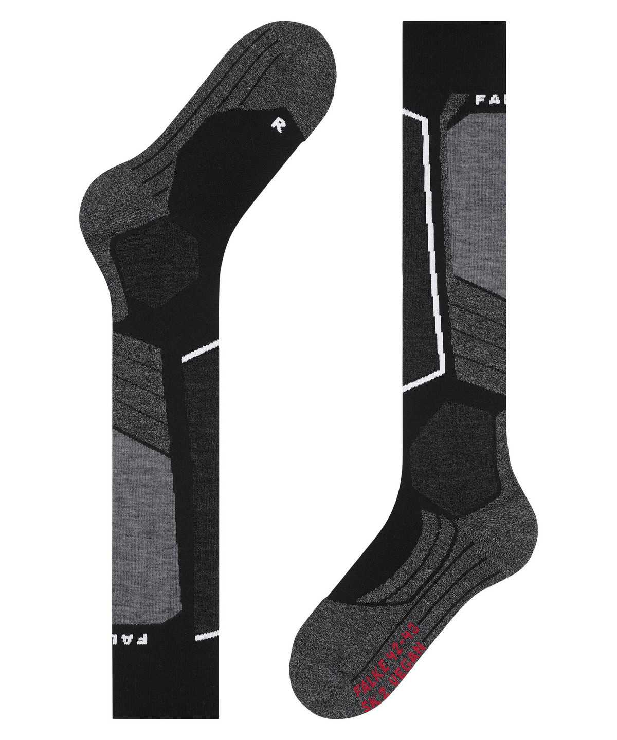 Women Falke SK2 Intermediate Vegan Skiing Knee-high Socks Sports Socks Black | KXLYEP398