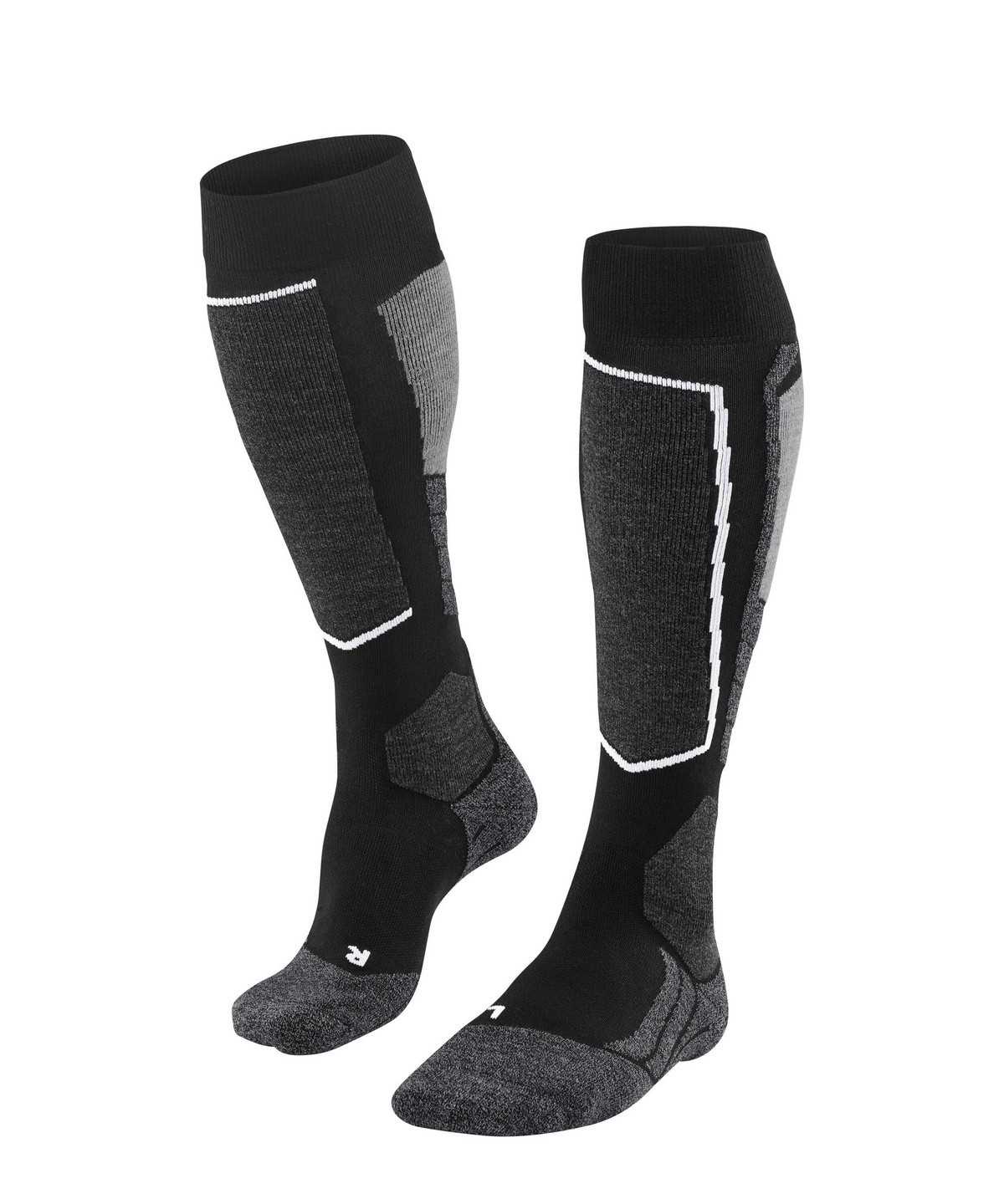 Women Falke SK2 Intermediate Vegan Skiing Knee-high Socks Sports Socks Black | KXLYEP398