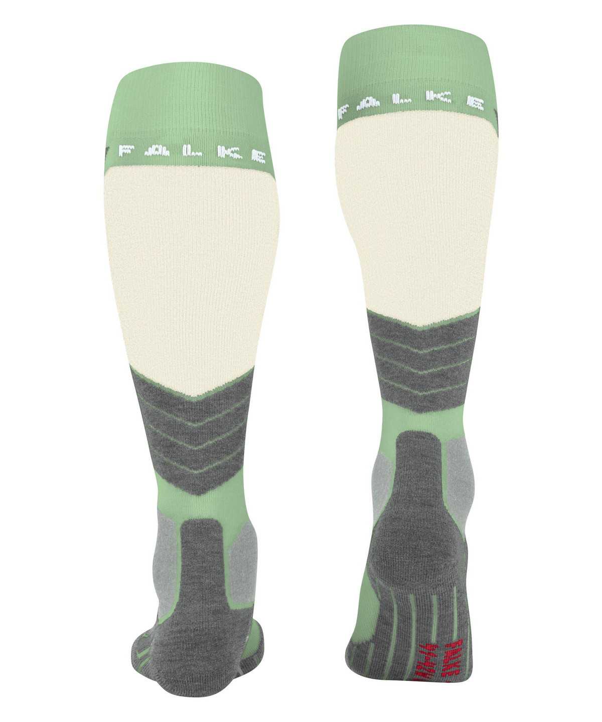 Women Falke SK2 Intermediate Wool Skiing Knee-high Socks Sports Socks Green | ETUMOS586