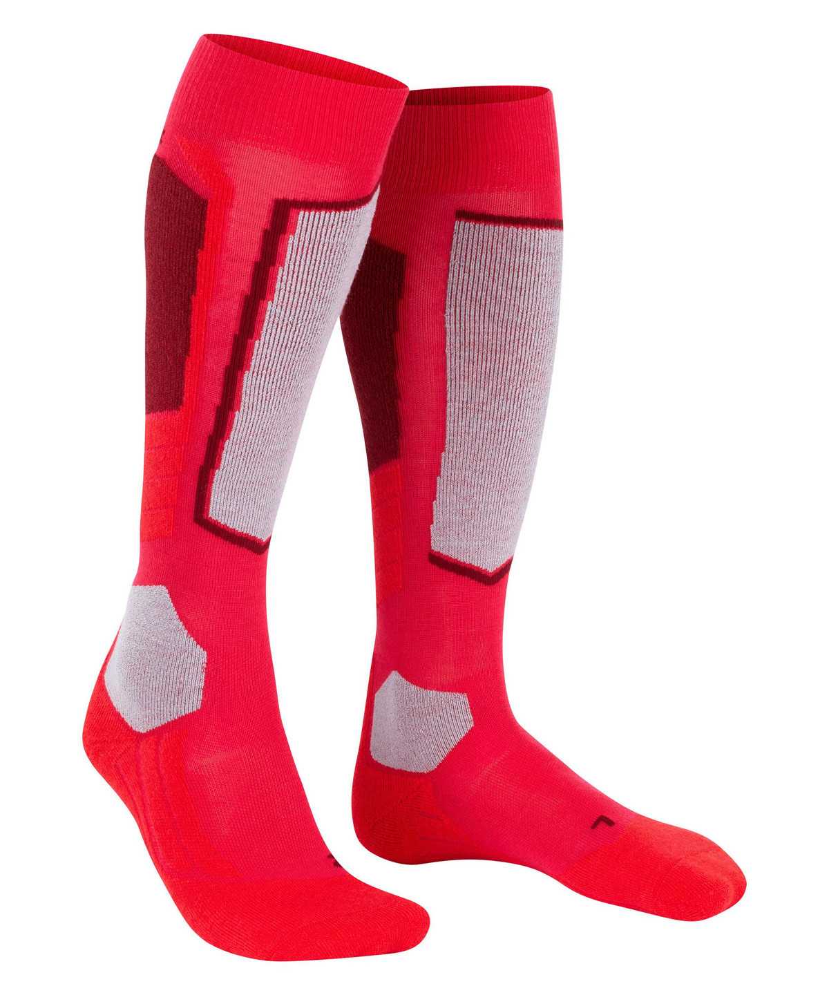 Women Falke SK2 Intermediate Wool Skiing Knee-high Socks Sports Socks Red | FXZDMW074