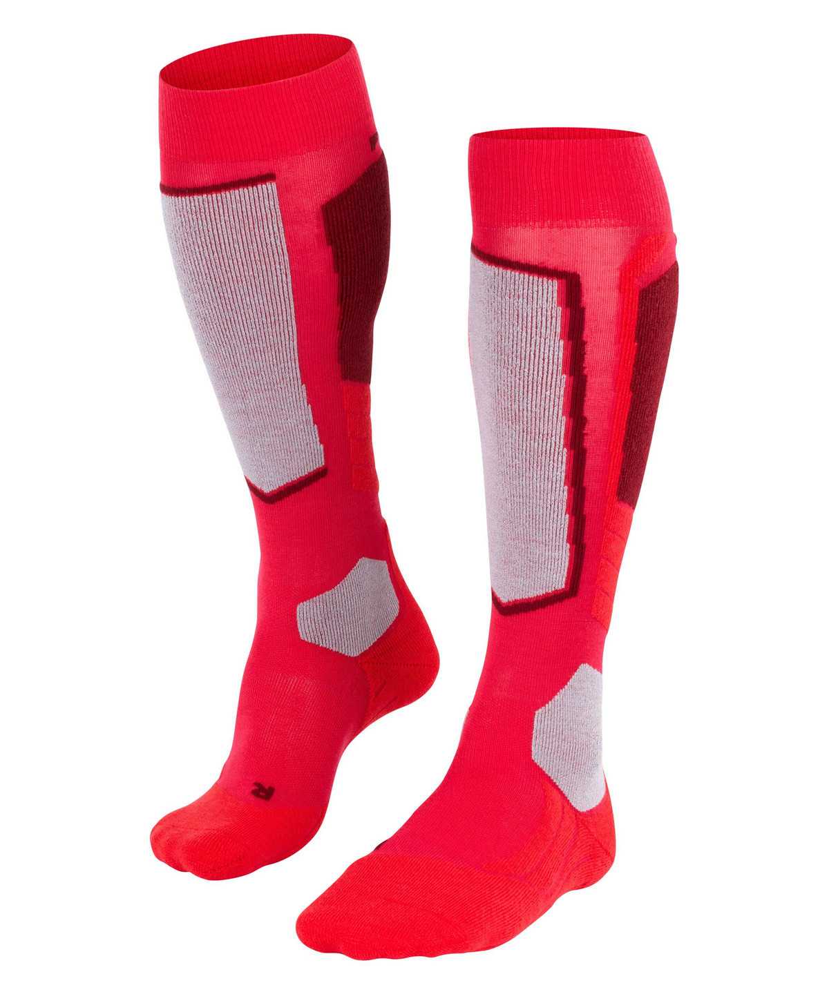 Women Falke SK2 Intermediate Wool Skiing Knee-high Socks Sports Socks Red | FXZDMW074