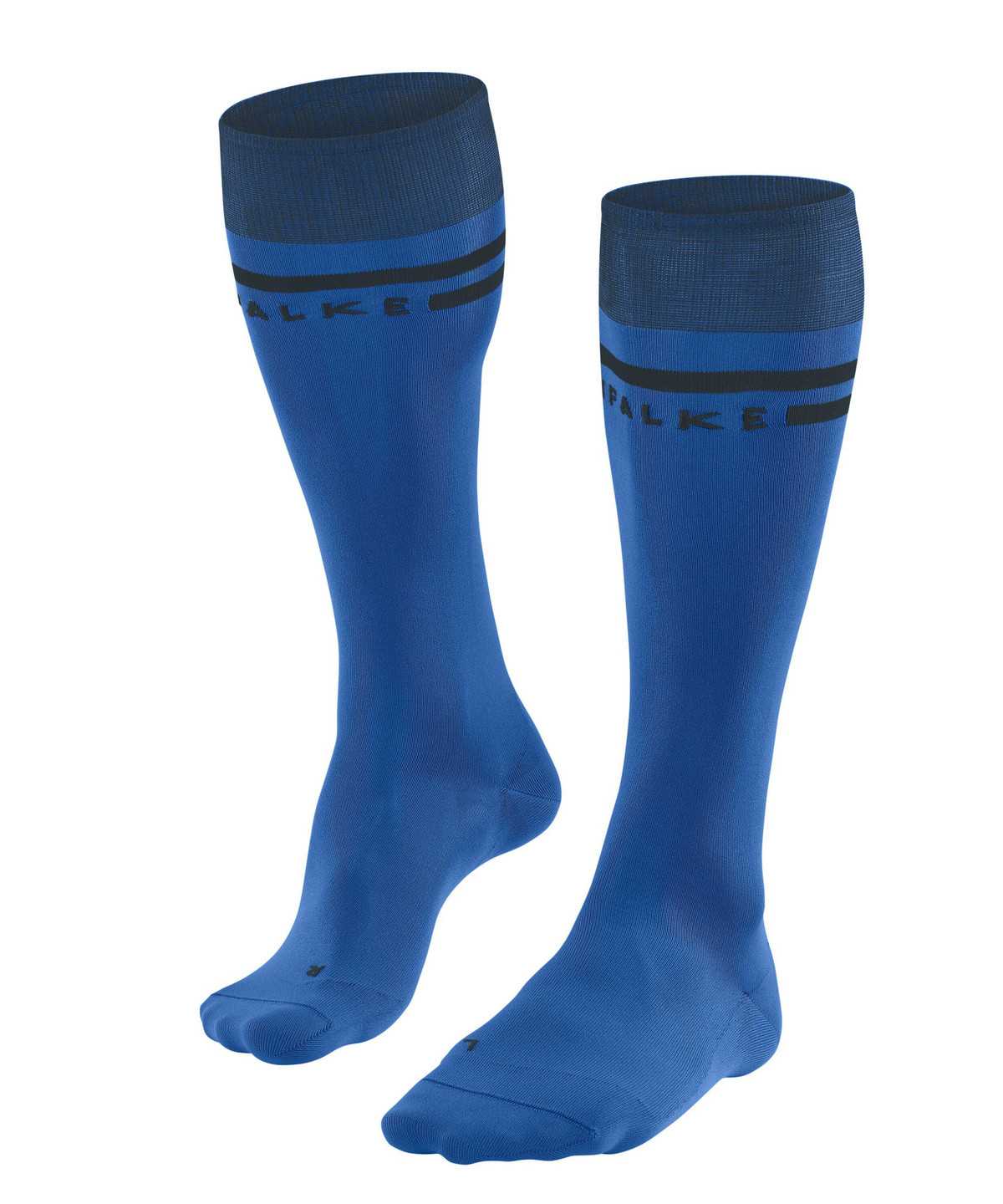 Women Falke SK7 Race Skiing Knee-high Socks Sports Socks Blue | YCAFJR098