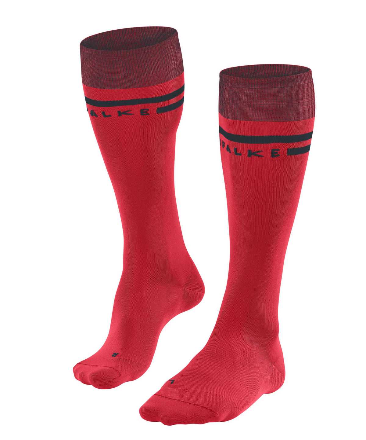 Women Falke SK7 Race Skiing Knee-high Socks Sports Socks Red | STYRCL907