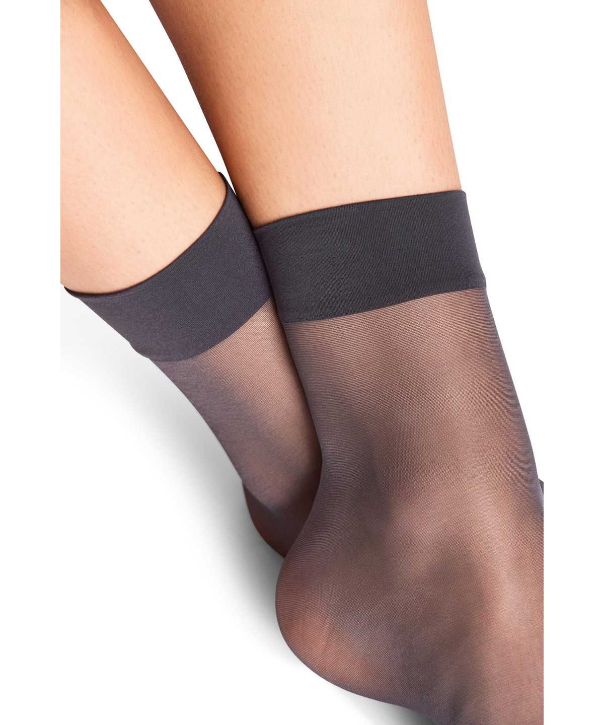 Women Falke Seidenglatt 15 DEN Ankle socks Socks Grey | MHCTUP432