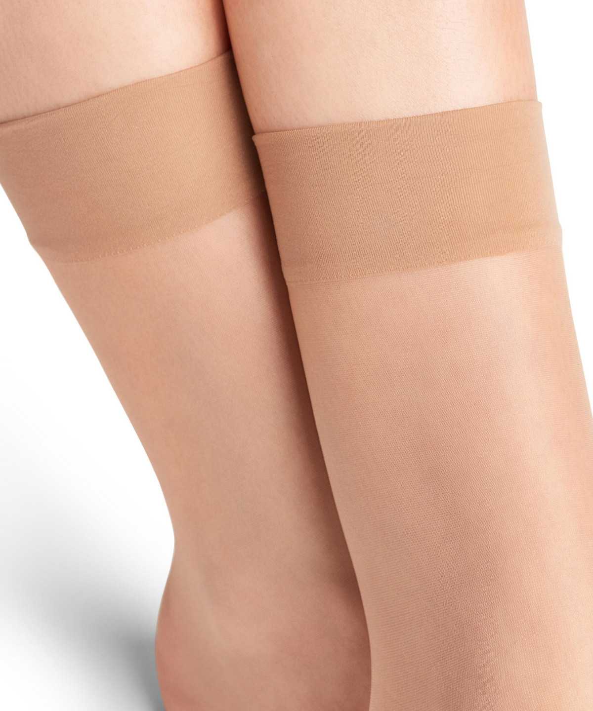 Women Falke Seidenglatt 15 DEN Ankle socks Socks Beige | VEIFWN158