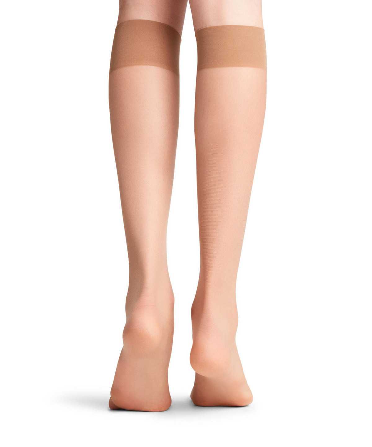 Women Falke Seidenglatt 15 DEN Knee-high Socks Socks Beige | MKRUPN653