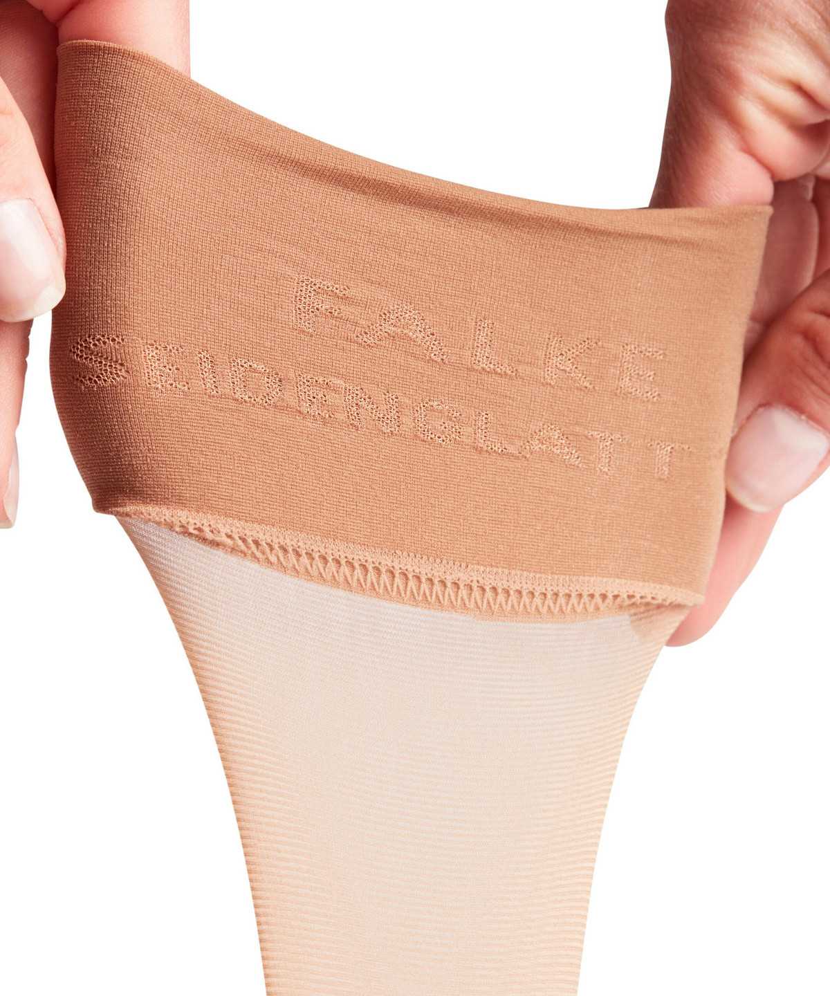 Women Falke Seidenglatt 15 DEN Knee-high Socks Socks Beige | MKRUPN653