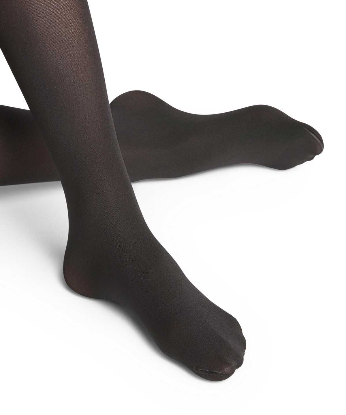 Women Falke Seidenglatt 40 DEN Tights Tights Black | OLZVAD143