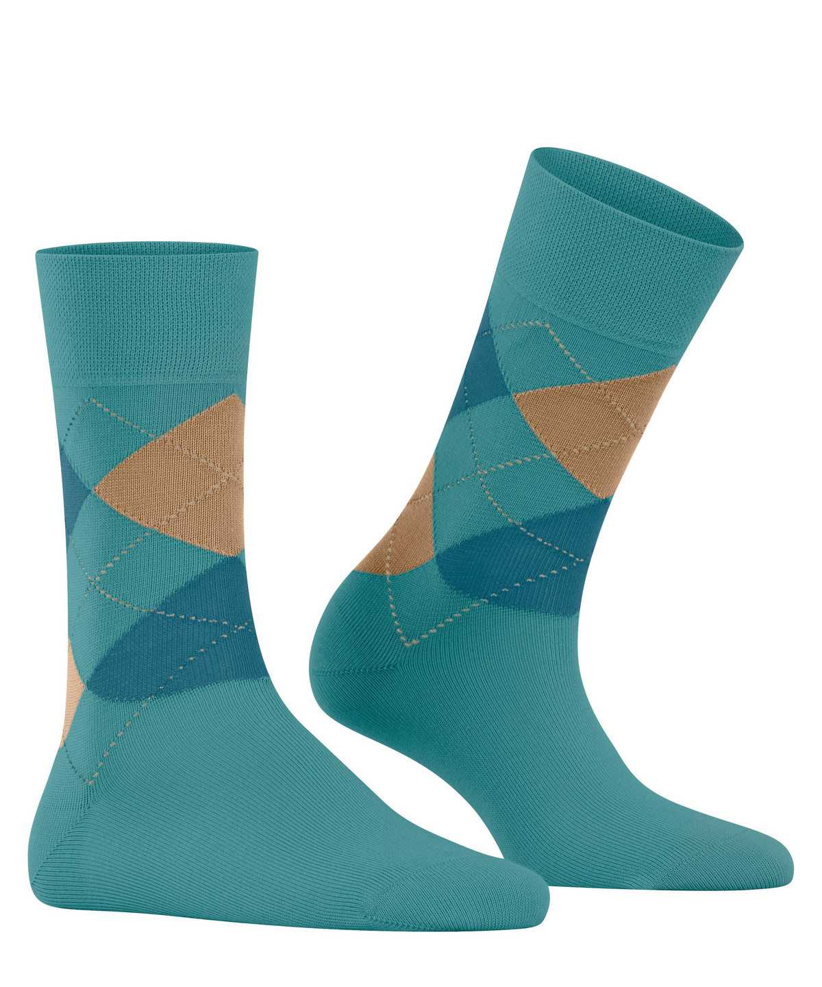 Women Falke Sensitive Argyle Socks Socks Blue | WDNLKX920