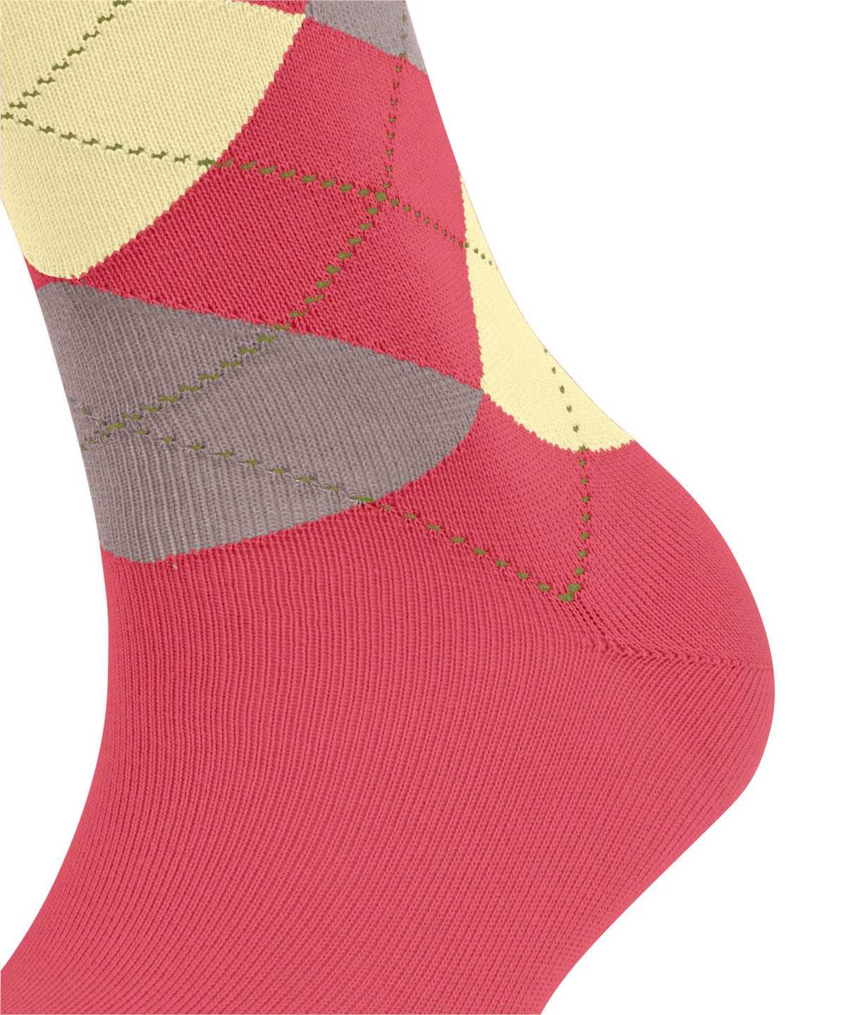 Women Falke Sensitive Argyle Socks Socks Red | VQKEZI045