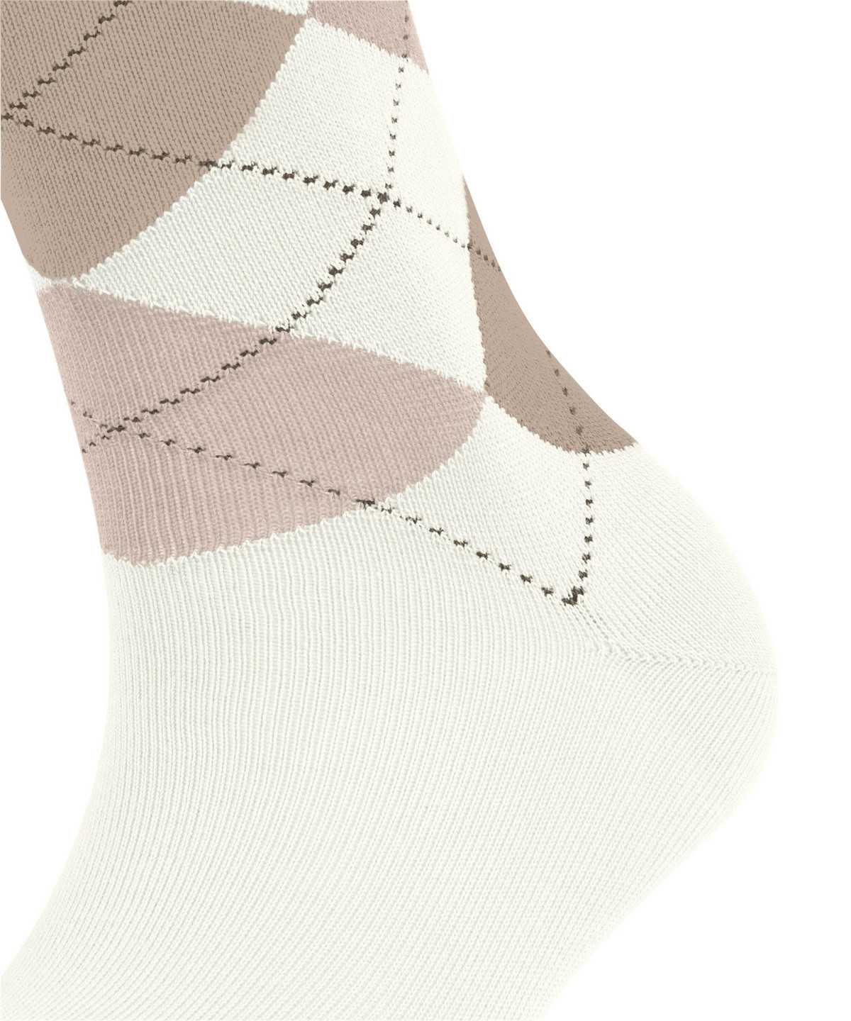 Women Falke Sensitive Argyle Socks Socks White | XZFBIK071