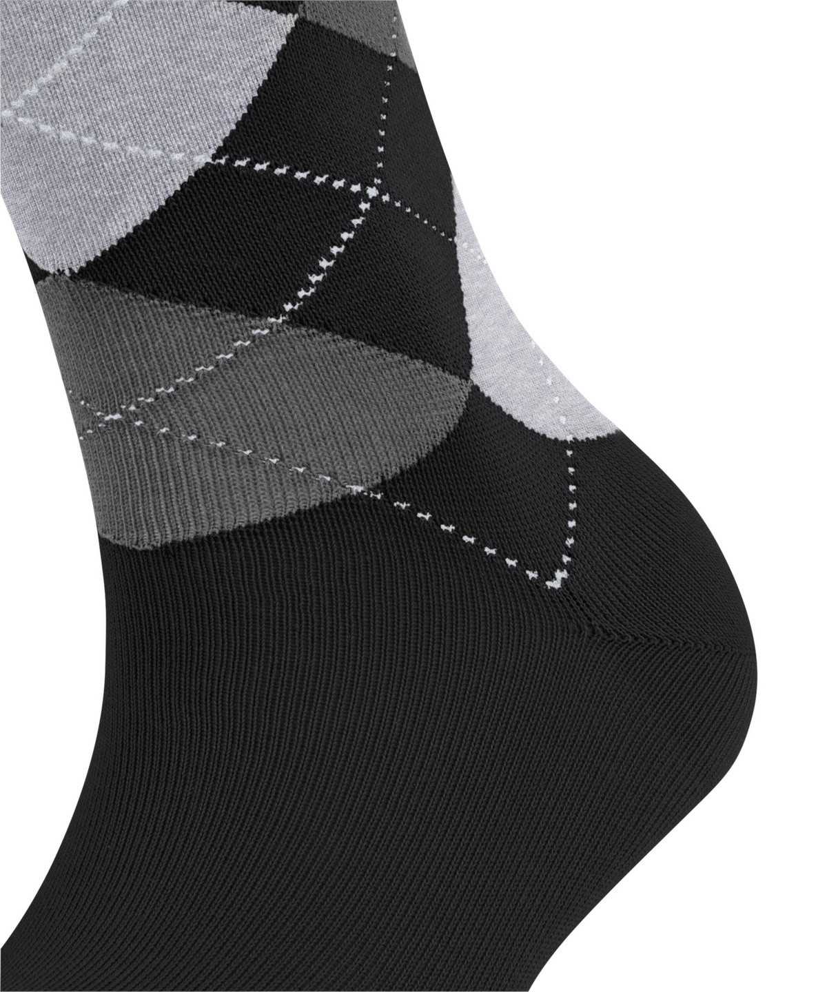 Women Falke Sensitive Argyle Socks Socks Black | CYRHZT728