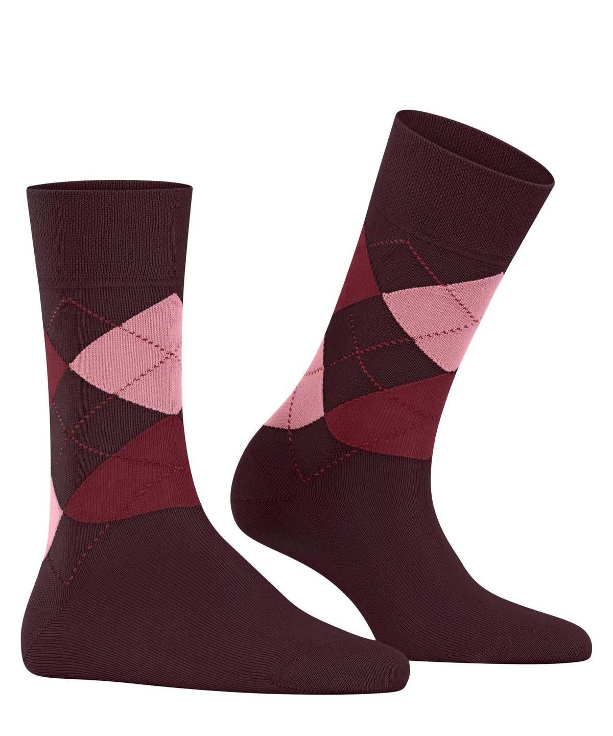 Women Falke Sensitive Argyle Socks Socks Red | DGMIZY743