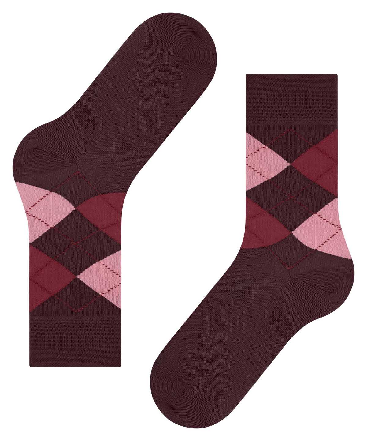 Women Falke Sensitive Argyle Socks Socks Red | DGMIZY743