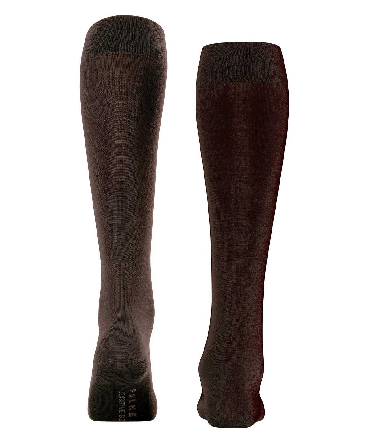 Women Falke Sensitive Berlin Knee-high Socks Socks Black | GQRTPE698