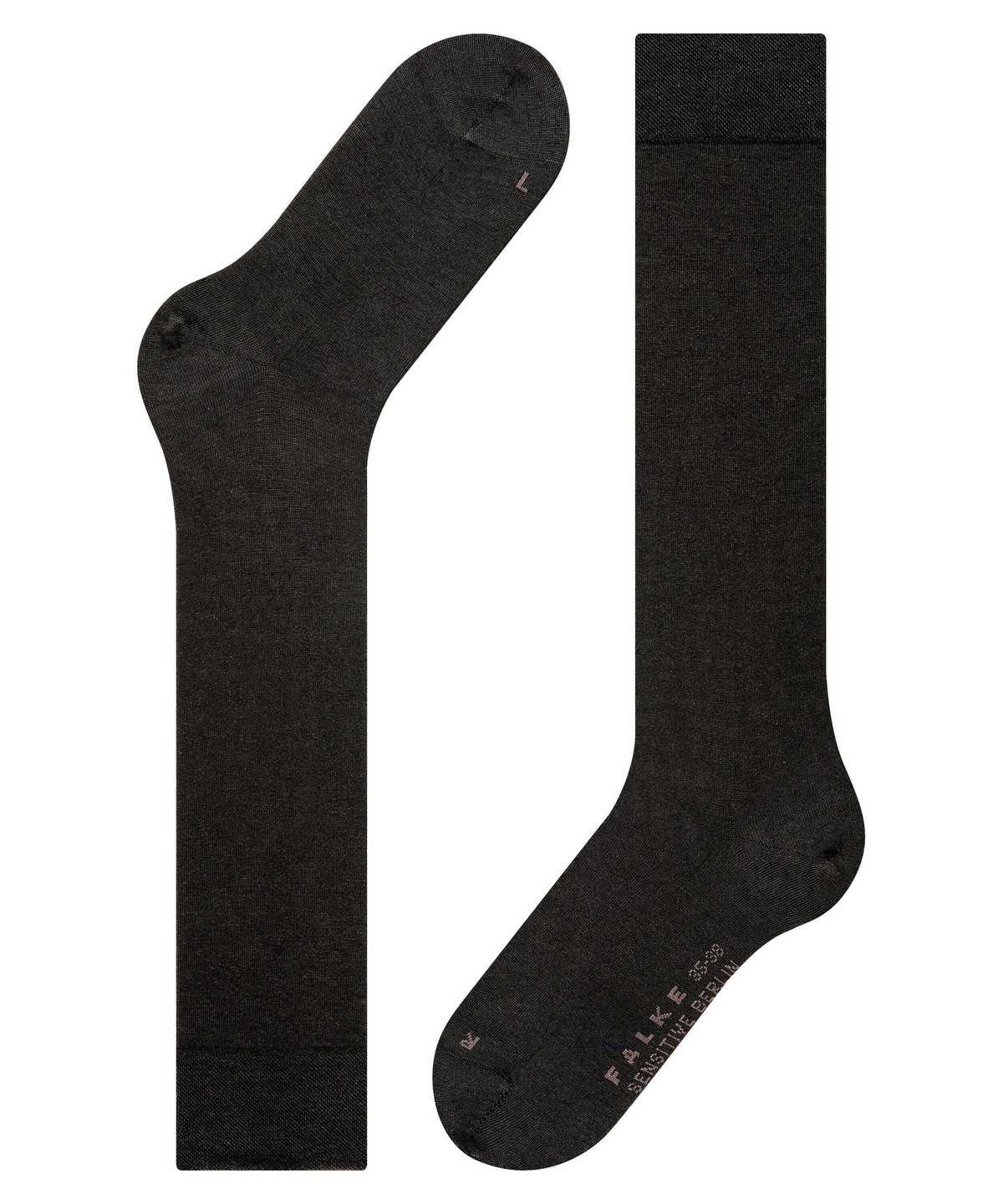 Women Falke Sensitive Berlin Knee-high Socks Socks Black | GQRTPE698