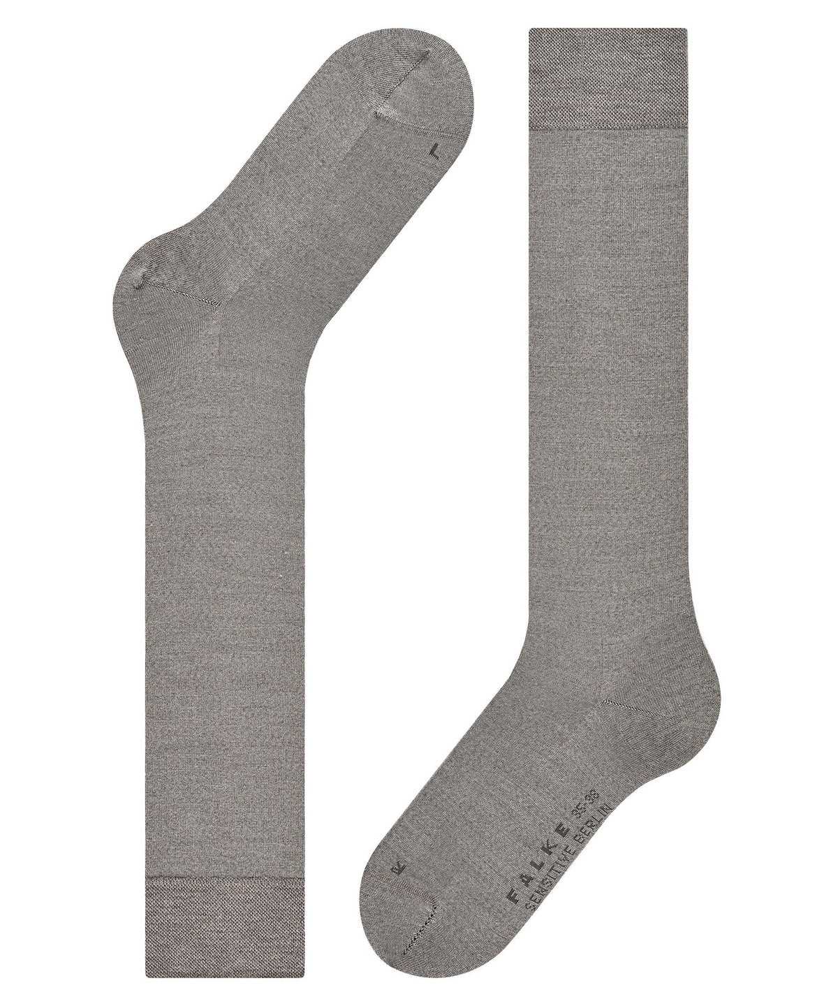 Women Falke Sensitive Berlin Knee-high Socks Socks Grey | NSFGYC193