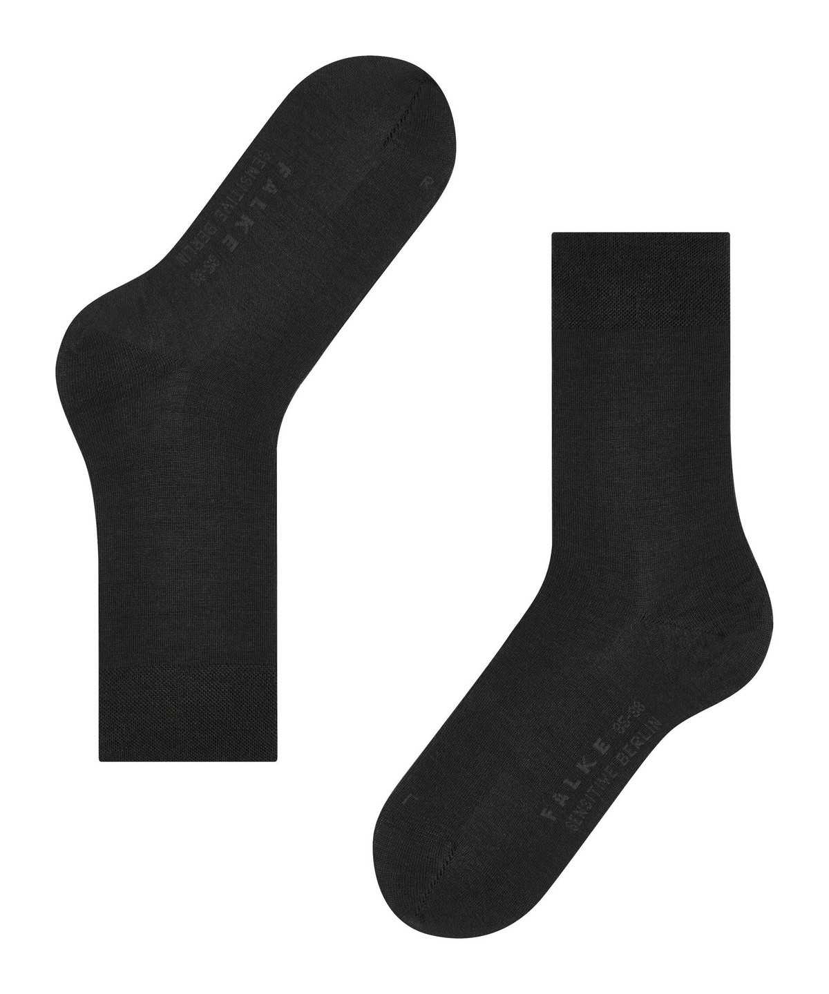 Women Falke Sensitive Berlin Socks Socks Black | SANOCF495