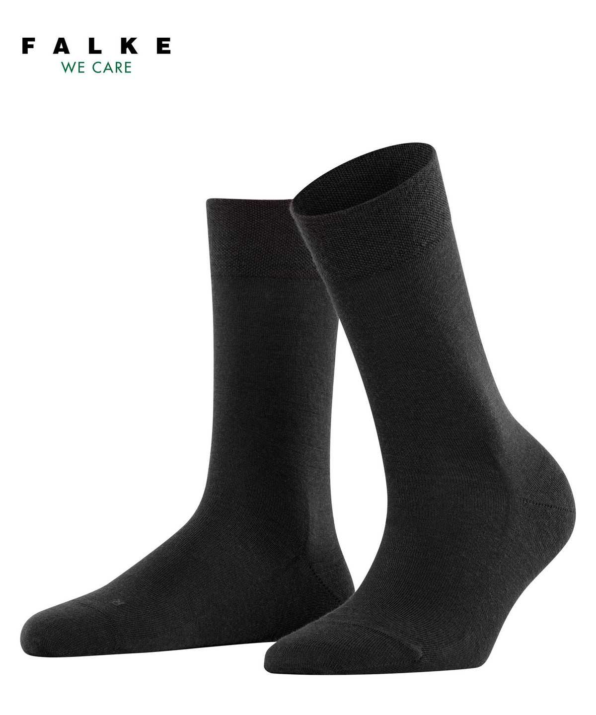 Women Falke Sensitive Berlin Socks Socks Black | SANOCF495