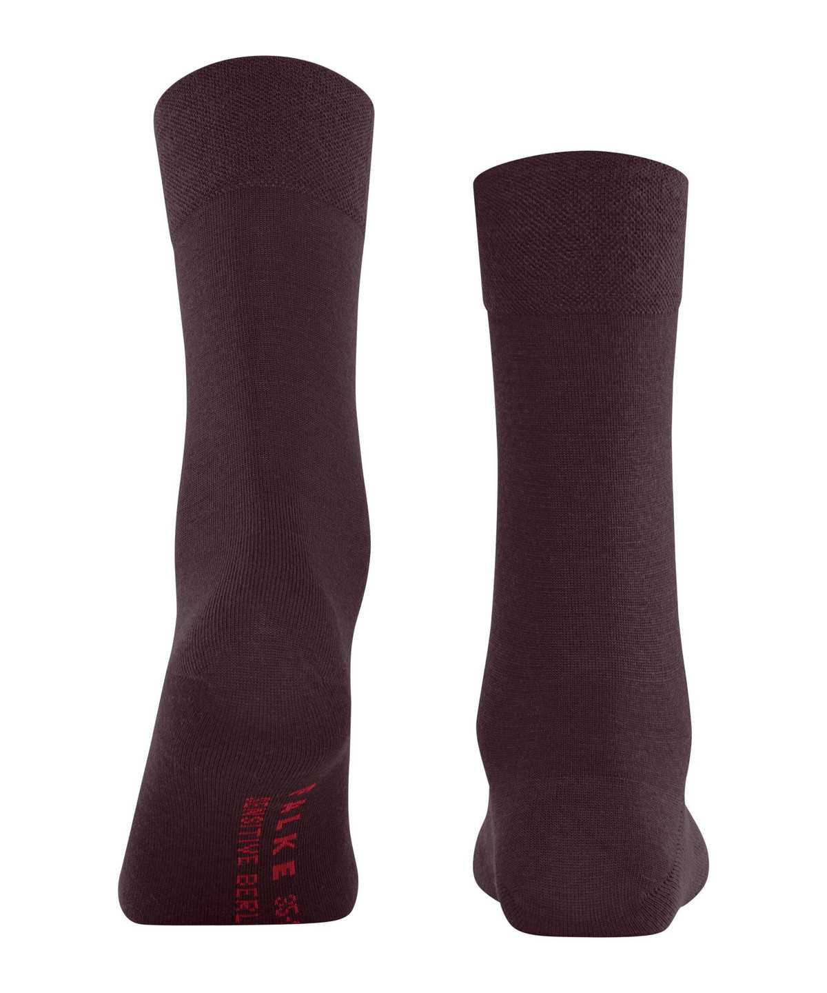 Women Falke Sensitive Berlin Socks Socks Red | EWQFCG628