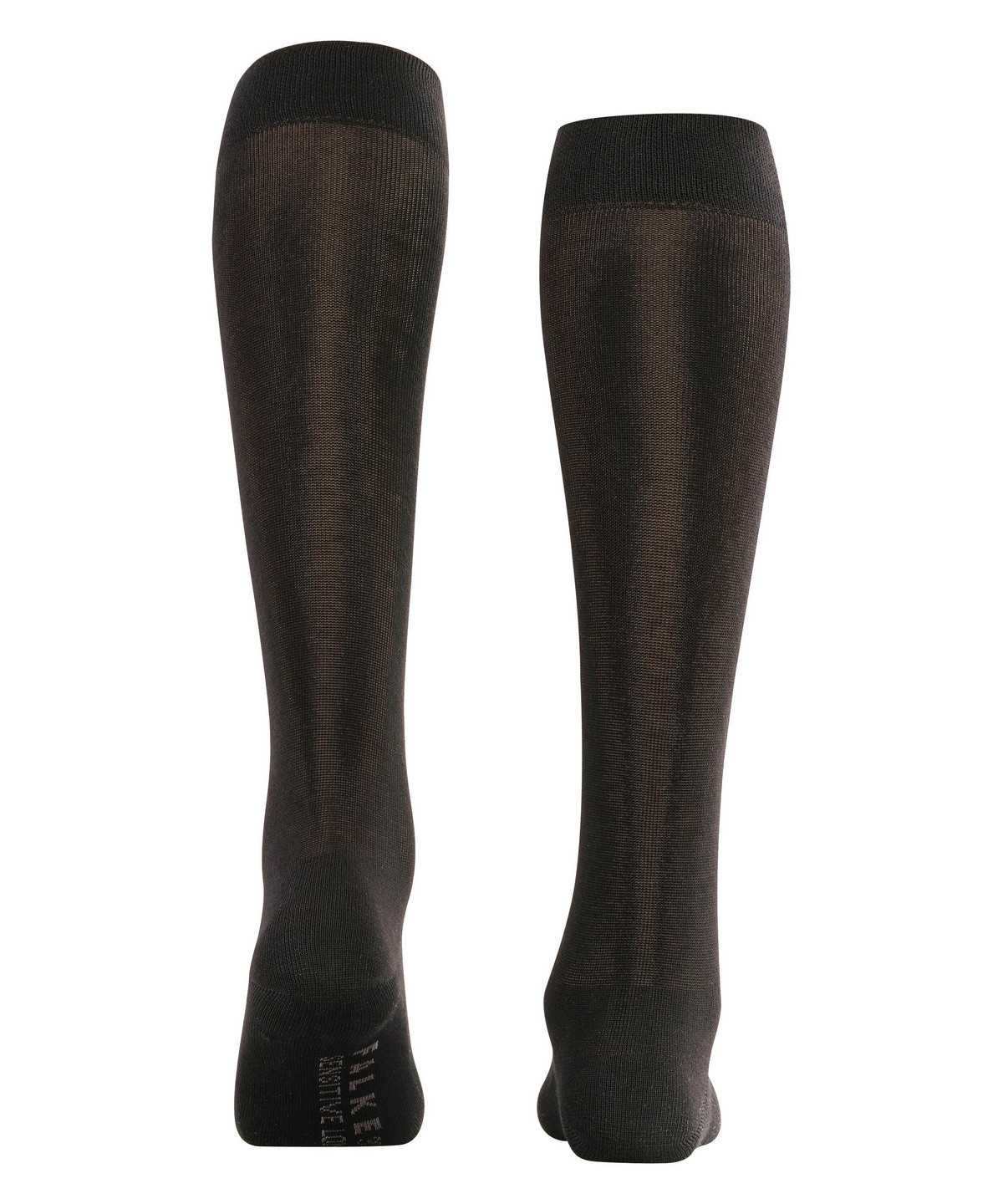 Women Falke Sensitive London Knee-high Socks Socks Black | ZHPGTB390