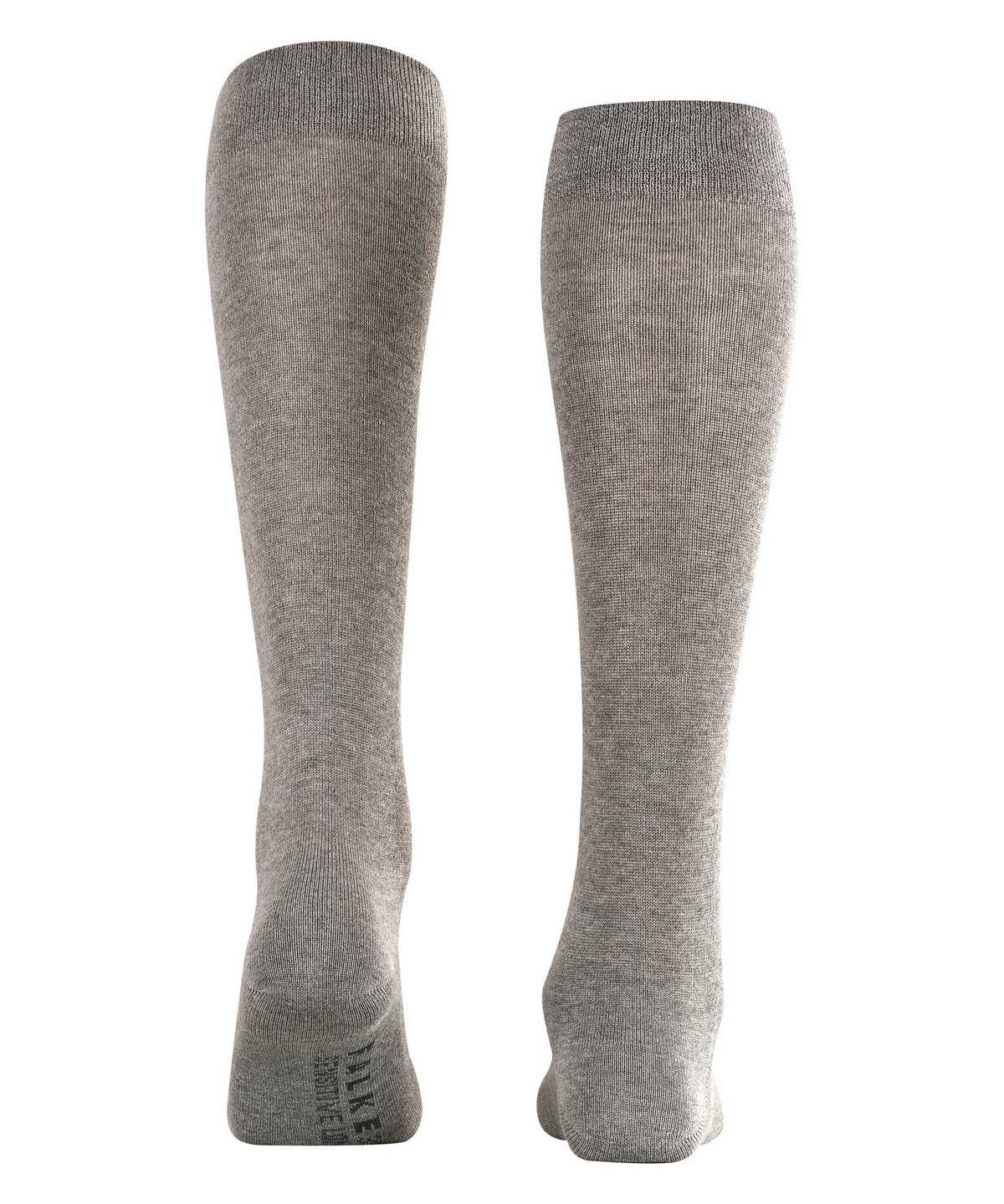 Women Falke Sensitive London Knee-high Socks Socks Grey | CZMHBV504