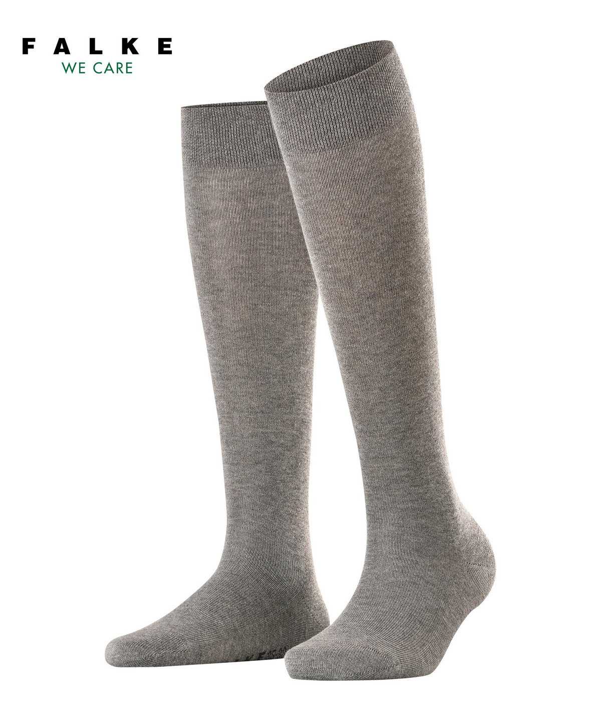 Women Falke Sensitive London Knee-high Socks Socks Grey | CZMHBV504