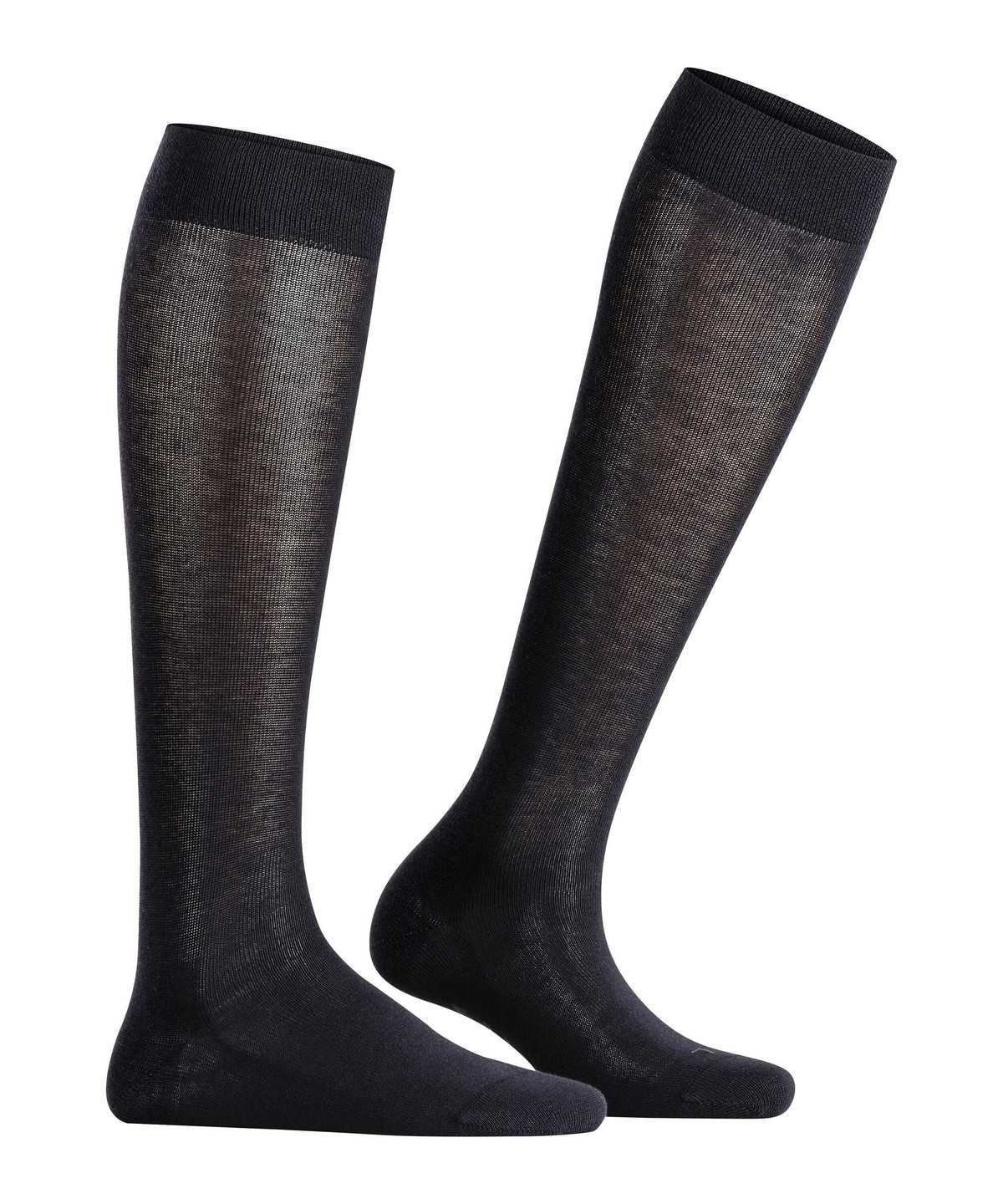 Women Falke Sensitive London Knee-high Socks Socks Blue | ETZRFQ738