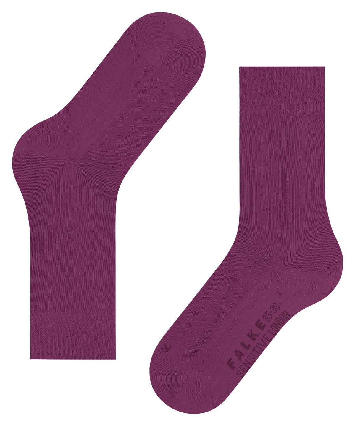 Women Falke Sensitive London Socks Socks Purple | TPWKSH176