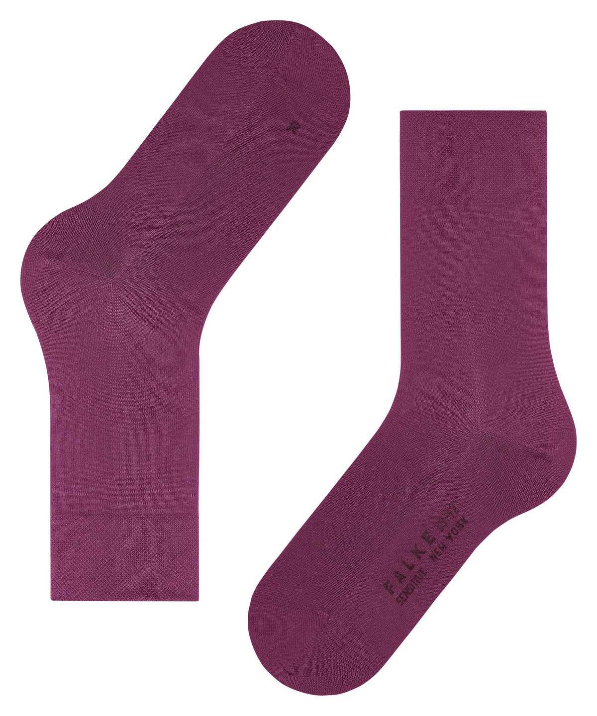 Women Falke Sensitive New York Socks Socks Purple | MSNHRQ267