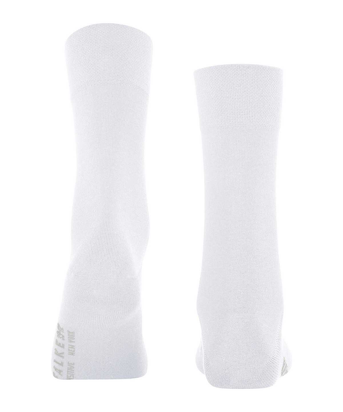 Women Falke Sensitive New York Socks Socks White | DJWMNP452