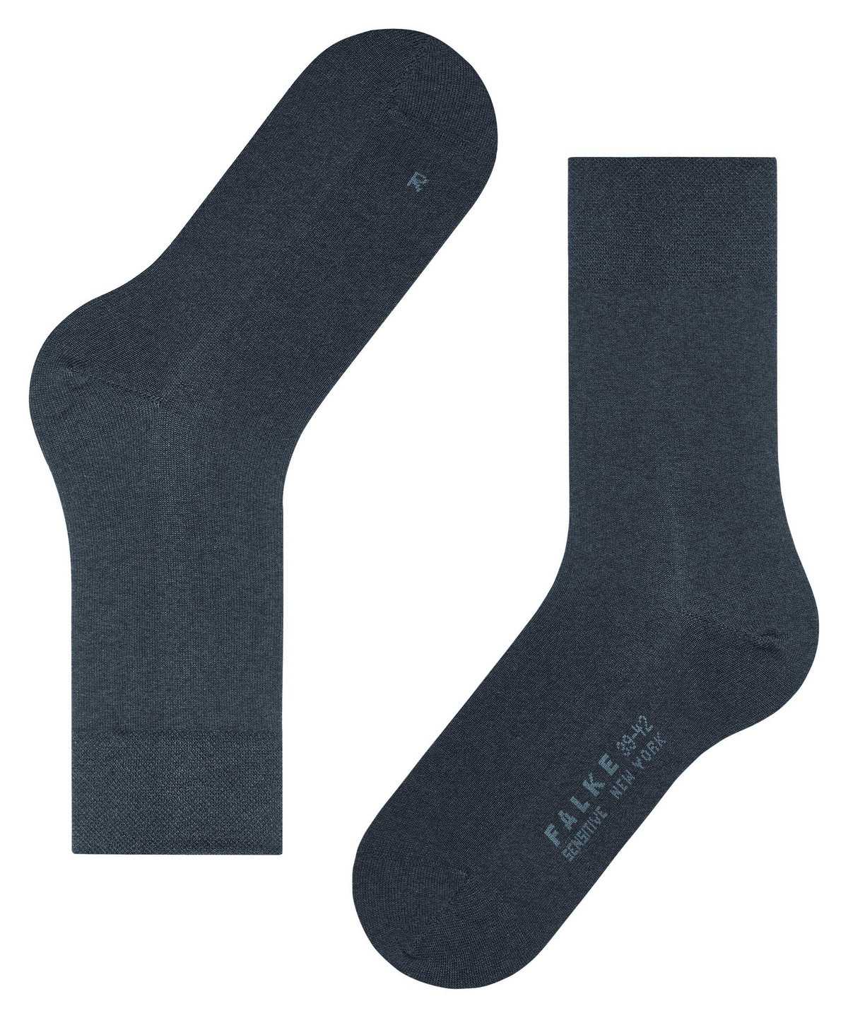 Women Falke Sensitive New York Socks Socks Blue | IBPXRU574