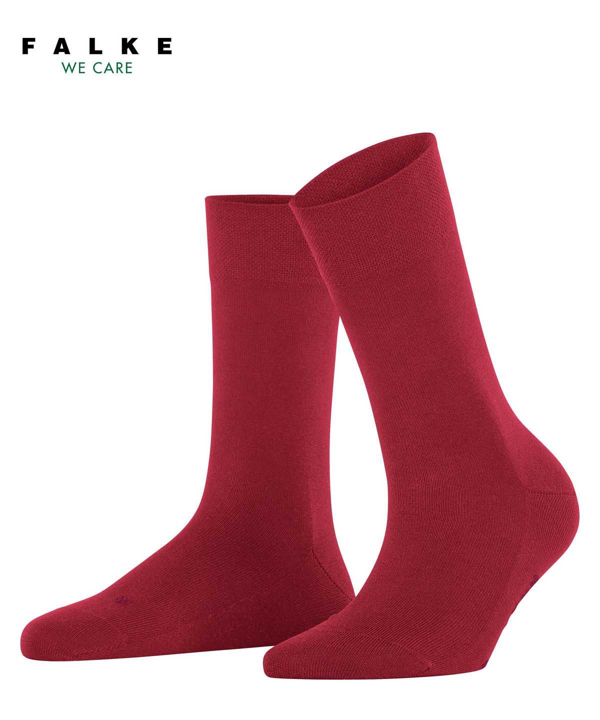 Women Falke Sensitive New York Socks Socks Red | ITXBEY504