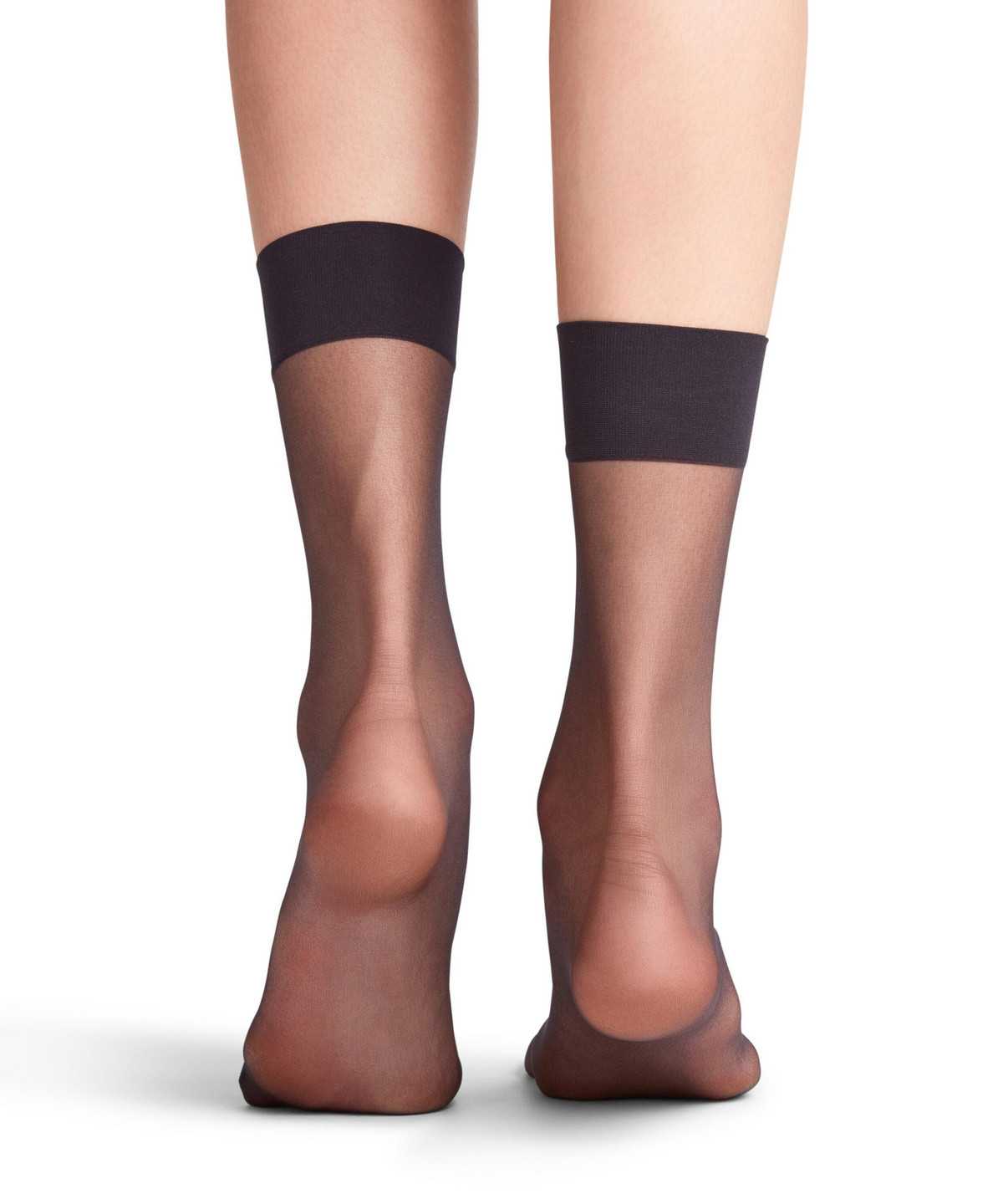 Women Falke Shelina 12 DEN Ankle socks Socks Black | HRZACW512