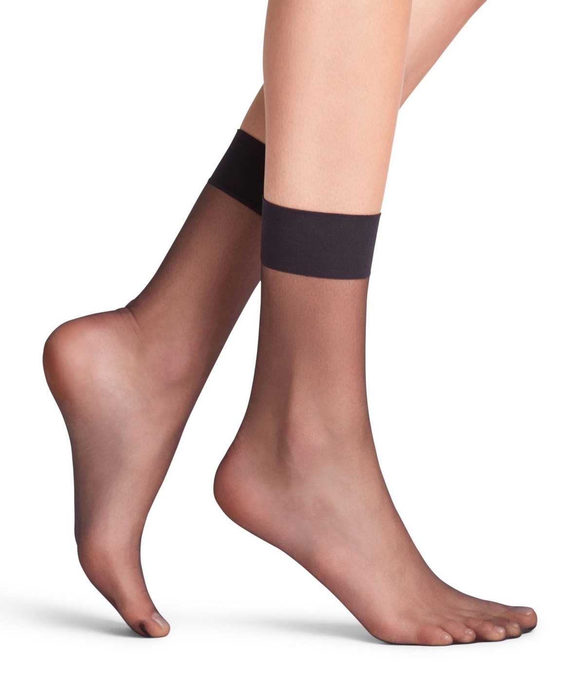 Women Falke Shelina 12 DEN Ankle socks Socks Black | HRZACW512