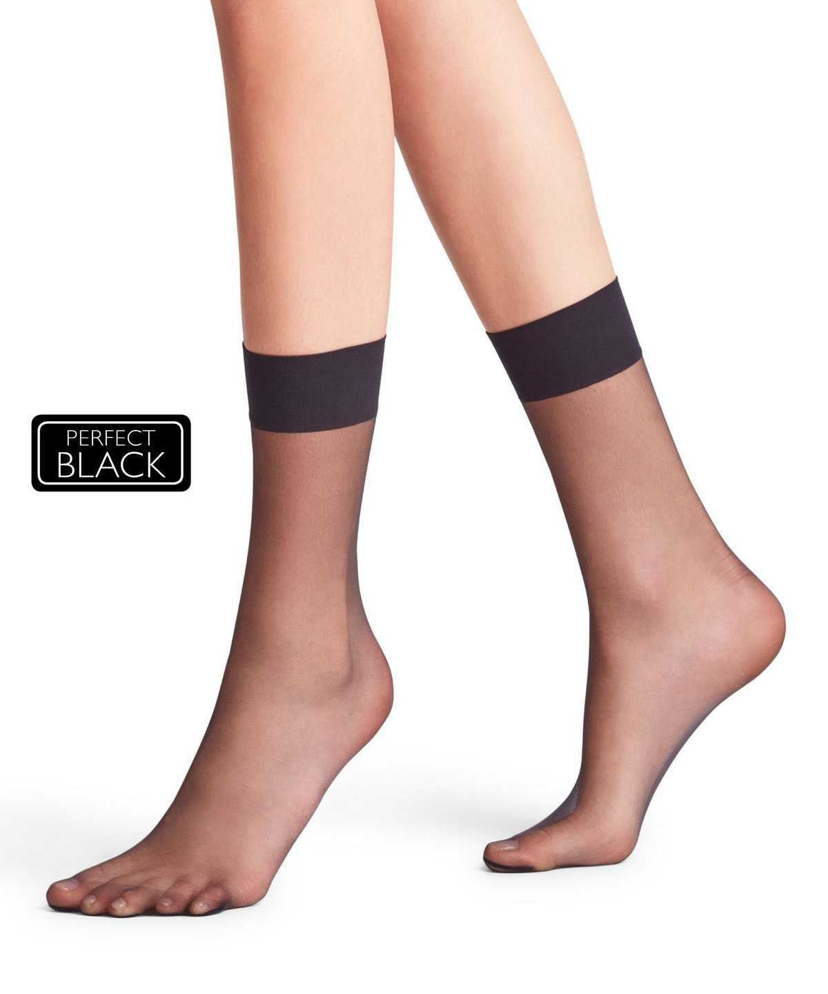 Women Falke Shelina 12 DEN Ankle socks Socks Black | HRZACW512