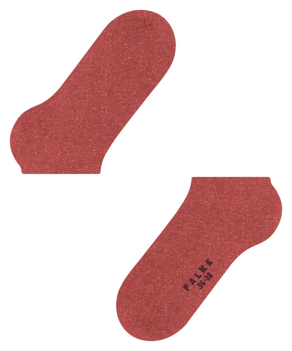 Women Falke Shiny Sneaker socks Socks Red | AMFPUZ467