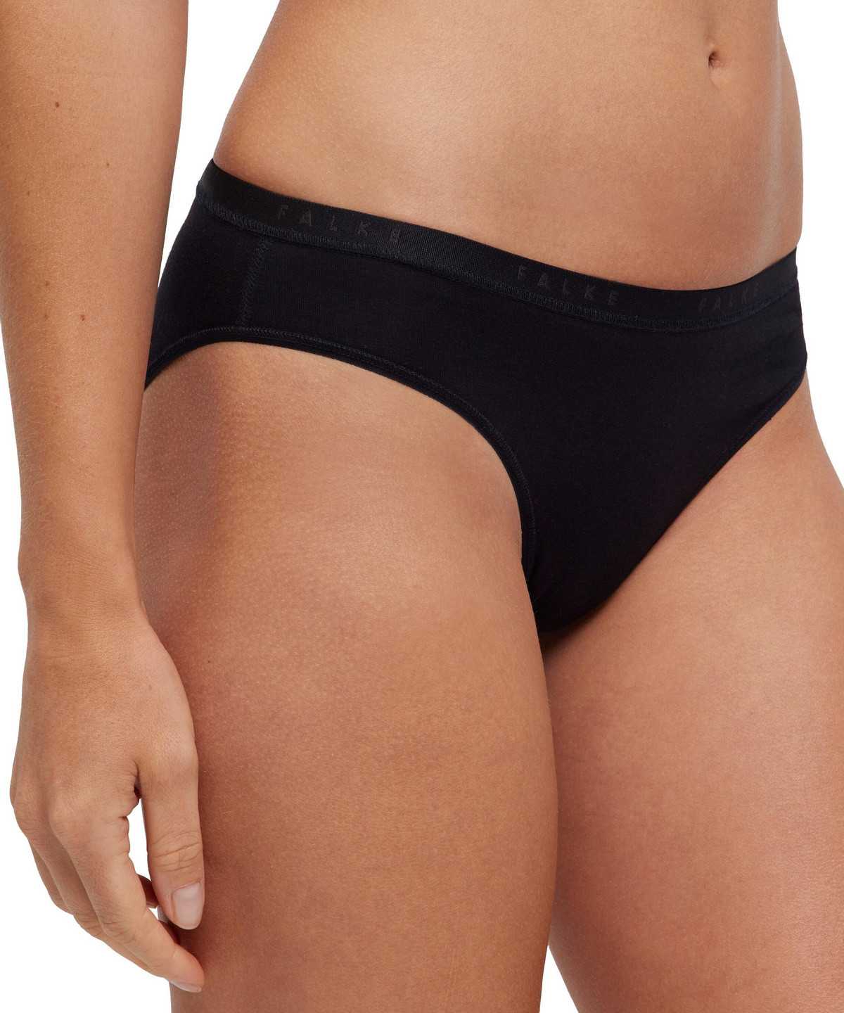 Women Falke Slip Daily Climate Control Panties & Slips Black | DQZXAO521