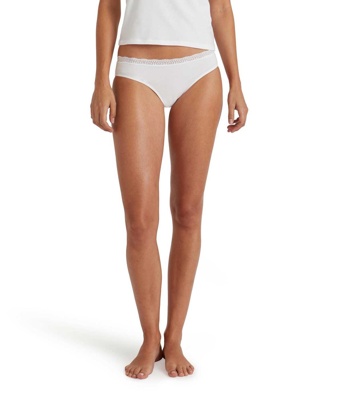 Women Falke Slip Daily Lace Panties & Slips White | BIPUSQ072