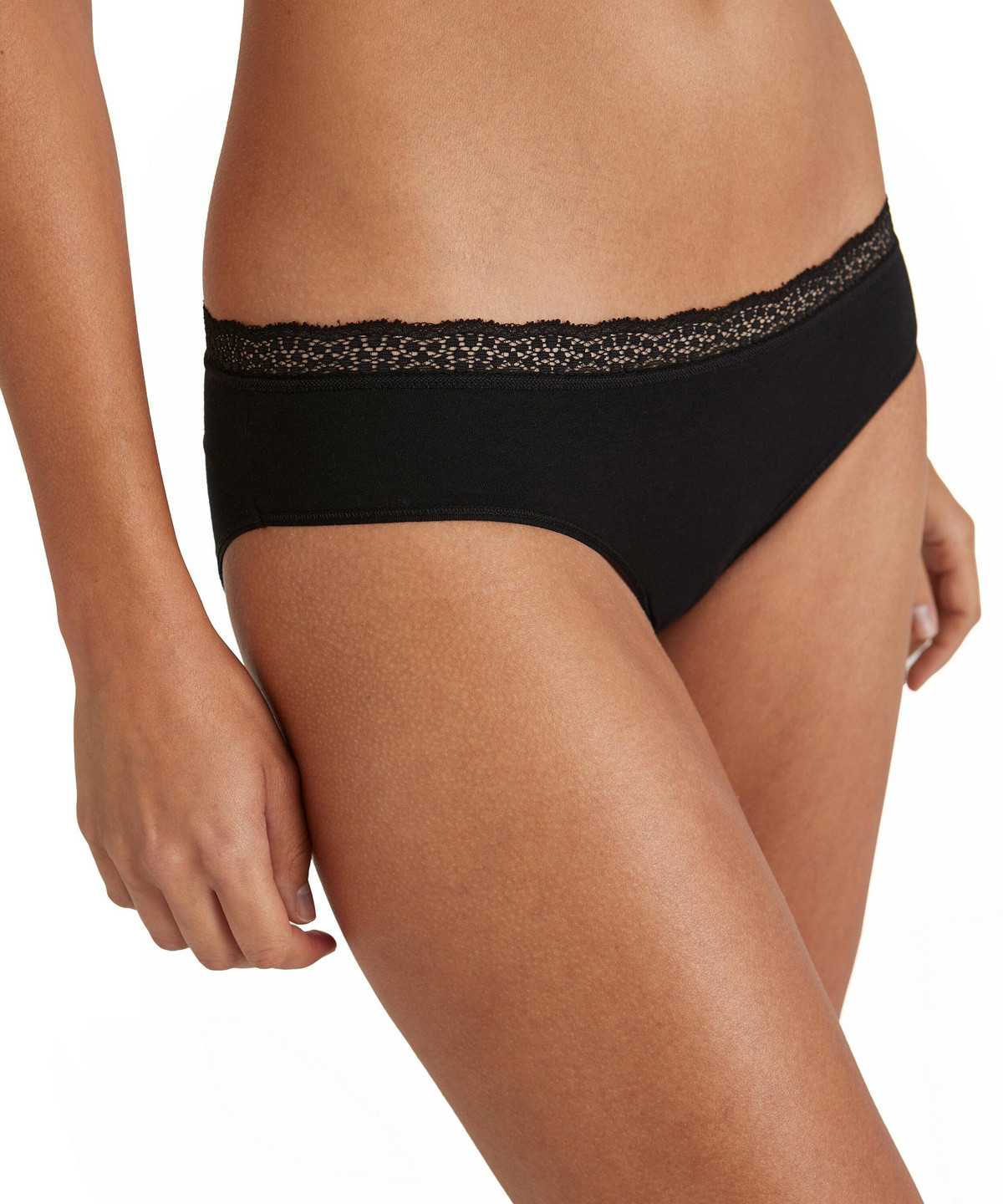 Women Falke Slip Daily Lace Panties & Slips Black | WGMODV569