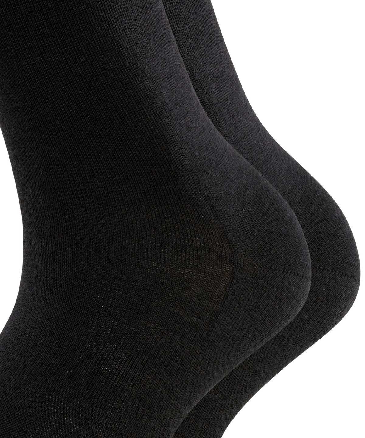 Women Falke Softmerino 2-Pack Socks Socks Black | ZAMQGD413