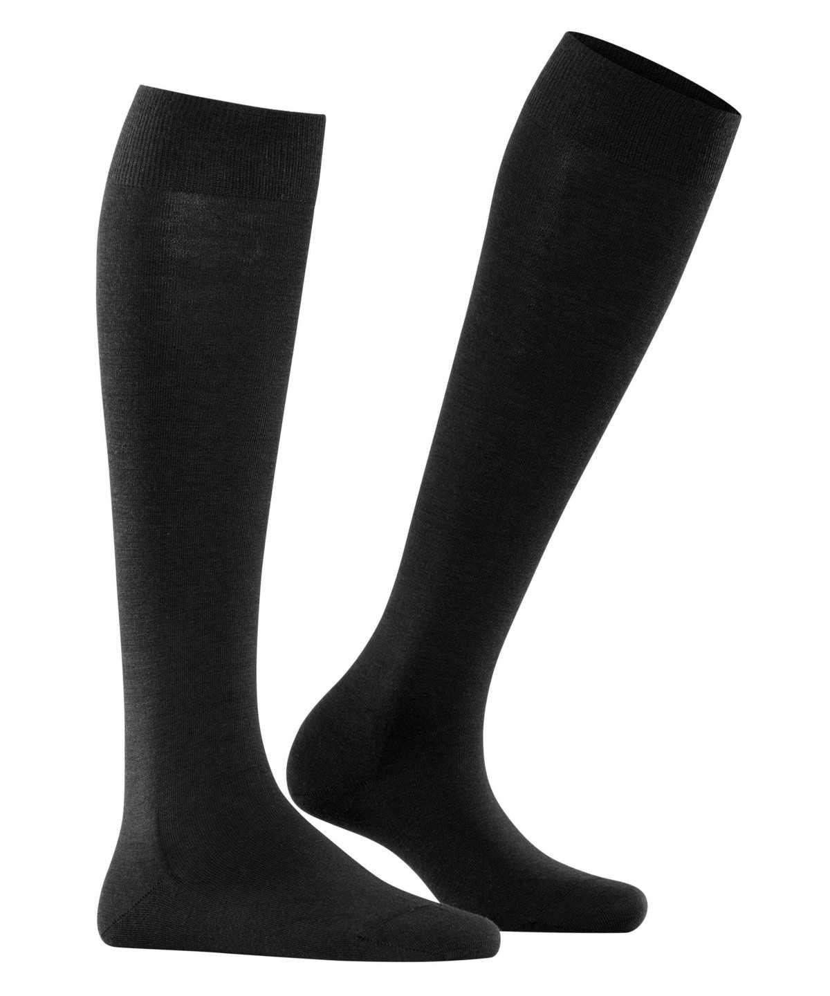 Women Falke Softmerino Knee-high Socks Socks Black | PYNEUL036