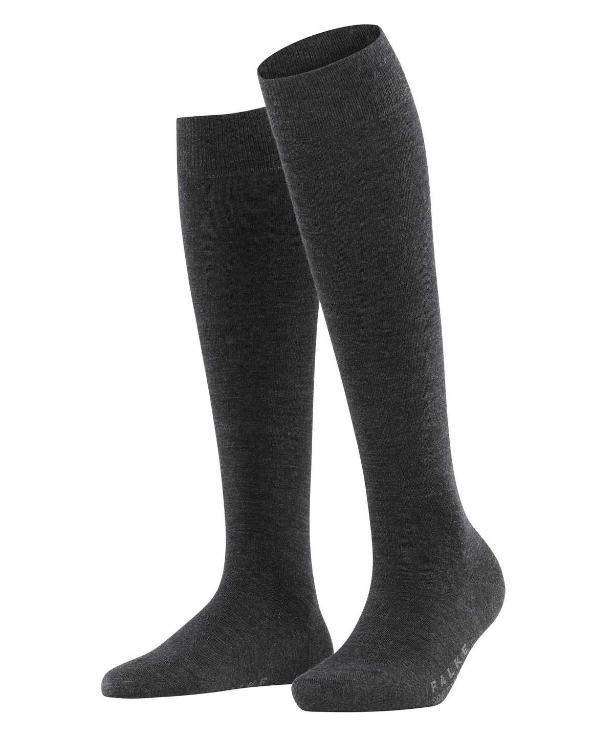 Women Falke Softmerino Knee-high Socks Socks Grey | MQVIDJ420