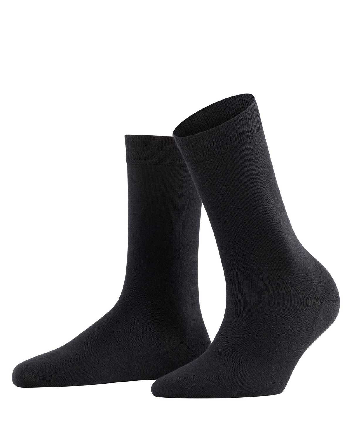 Women Falke Softmerino Socks Socks Black | XGJQNK804