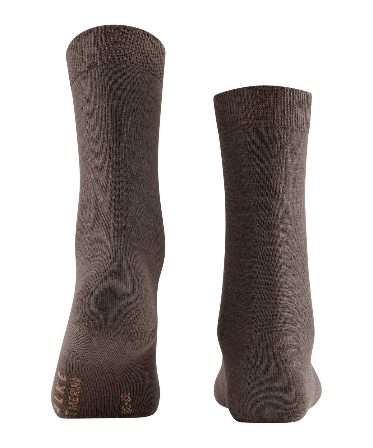 Women Falke Softmerino Socks Socks Brown | FDXQZS637