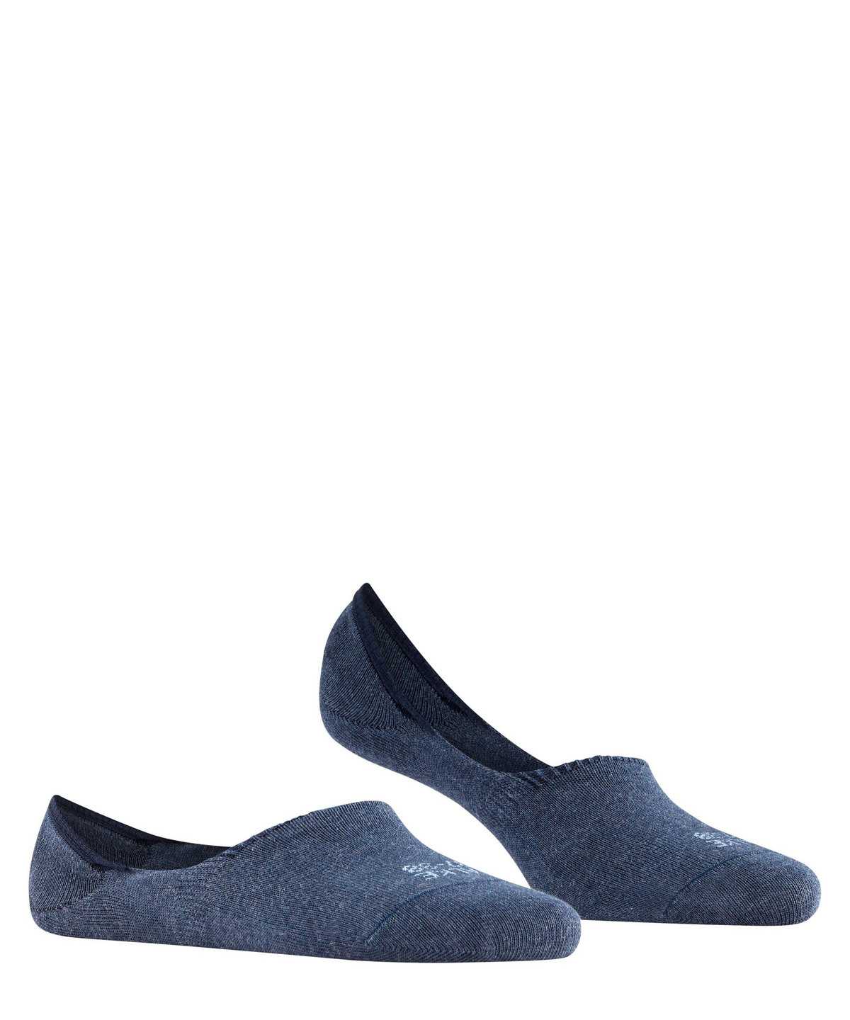 Women Falke Step High Cut Invisibles No Show Socks Blue | PREMNB826